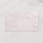 Carte de visite blanc de comptable de texture de (Dos)