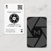 Carte de visite blanc de l'as (Devant / Derrière)