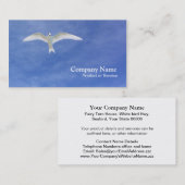 Carte de visite blanc de sterne (Devant / Derrière)