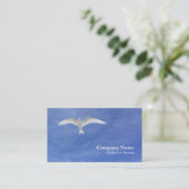 Carte de visite blanc de sterne (Debout devant)