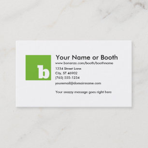 Carte de visite blanc exceptionnel