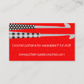 Carte De Visite blanc fait sur commande de noir de motifs de (Dos)