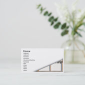 Carte De Visite blanc-garage-portes (Debout devant)