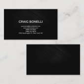 Carte de visite blanc gris clair clair (Devant / Derrière)