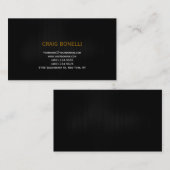 Carte de visite blanc gris clair clair (Devant / Derrière)