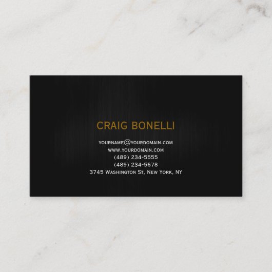 Carte de visite blanc gris clair clair (Devant)