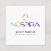 Carte de visite blanc NuSpira (Devant)