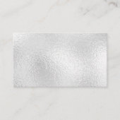 Carte De Visite Blanc Shinny Silver (Devant)
