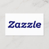 Carte de visite blanc simple avec logo (Dos)