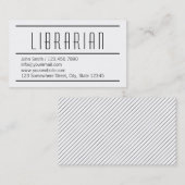 Carte de visite blanc simple moderne de (Devant / Derrière)