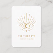 Carte de visite blanc spirituel Energie Heiler Rei (Devant)