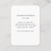 Carte de visite blanc spirituel Energie Heiler Rei (Dos)