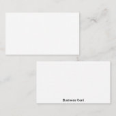 Carte De Visite Blanc standard (Devant / Derrière)