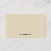 Carte De Visite Blanc standard (Dos)
