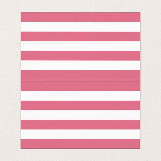 Carte De Visite Blancs Et Roses (Intérieur déplié)