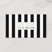 Carte De Visite Blancs noirs (Devant)