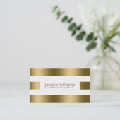 Carte De Visite Blancs or simple (Debout devant)