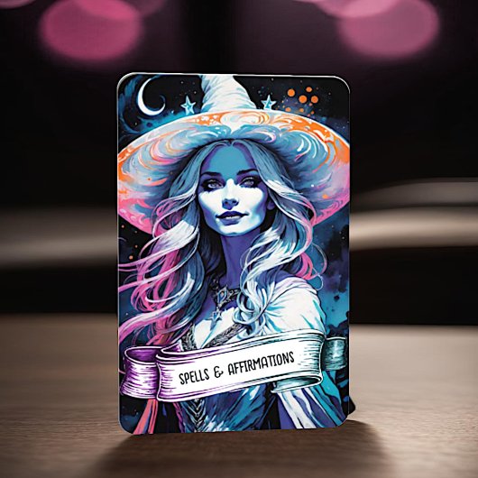 Carte De Visite Blank Affirmation Spell Cards