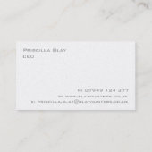 Carte De Visite BLAY, chasseurs principaux (Dos)