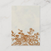 Carte De Visite Blenheim Rose - Ciel d'été - balise de swing (Dos)