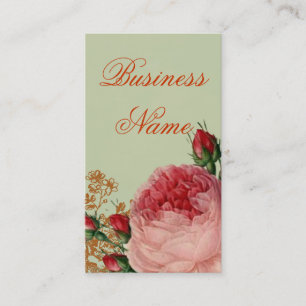 Carte De Visite Blenheim Rose - Elegant Sage Green - Swing tag