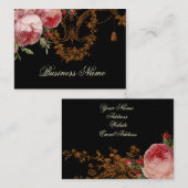 Carte De Visite Blenheim Rose, noir (Devant / Derrière)