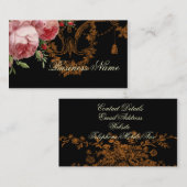 Carte De Visite Blenheim Rose, noir, (Devant / Derrière)