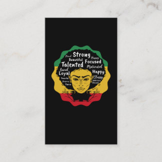 Carte De Visite Blessed Strong Afro Women
