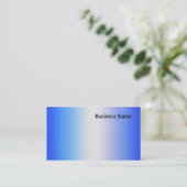 Carte De Visite Bleu (Debout devant)