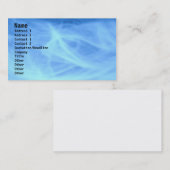 Carte de visite bleu (Devant / Derrière)