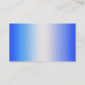 Carte De Visite Bleu (Dos)
