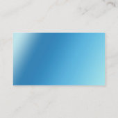Carte De Visite Bleu (Dos)