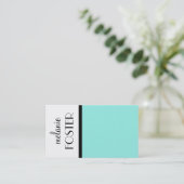 Carte De Visite Bleu (Debout devant)