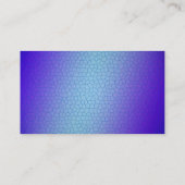 Carte de visite bleu (Dos)