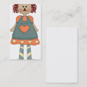 Carte de visite bleu (Devant / Derrière)