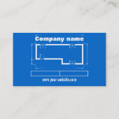 Carte De Visite bleu (Dos)