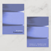 Carte De Visite bleu (Devant / Derrière)