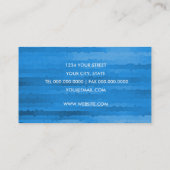 Carte de visite Bleu (Dos)