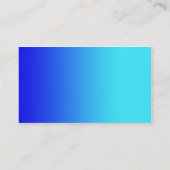 Carte De Visite Bleu (Dos)