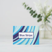 Carte De Visite Bleu Abstrait Bleu Bleu Bleu Bleu Bleu (Debout devant)