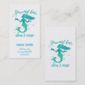 Carte De Visite Bleu ciel (Devant / Derrière)