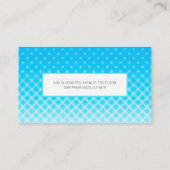 Carte de visite bleu clair (Dos)