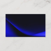 Carte de visite bleu clair simple (Dos)