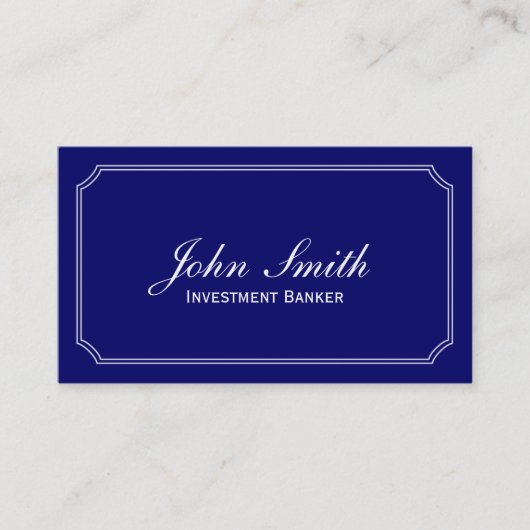 Carte de visite bleu classique de preneur ferme (Devant)