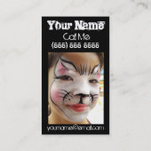 Carte De Visite Bleu de floc de Jack (Dos)