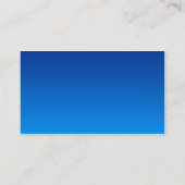 Carte de visite bleu de gradient de Hombre (Dos)
