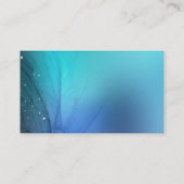 carte de visite bleu de pissenlits d'imaginaire (Dos)