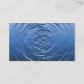 Carte De Visite Bleu d'eau (Dos)