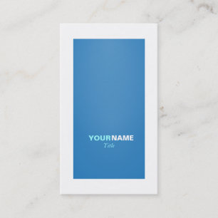 Carte De Visite Bleu éblouissant moderne de Groupon