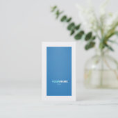 Carte De Visite Bleu éblouissant moderne de Groupon (Debout devant)